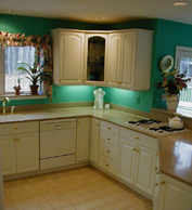 ivory kitchen corner